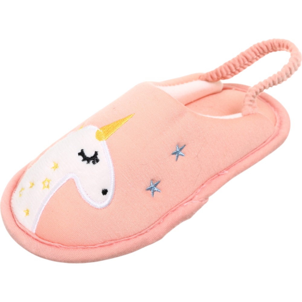 Тапочки детские Luna Kids Единорог, на резинке р.25 розовый