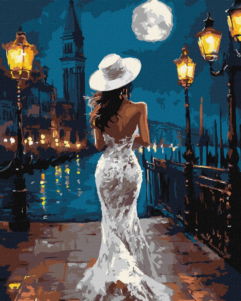 Картина за номерами Біля причалу ©art_selena_ua Ideyka