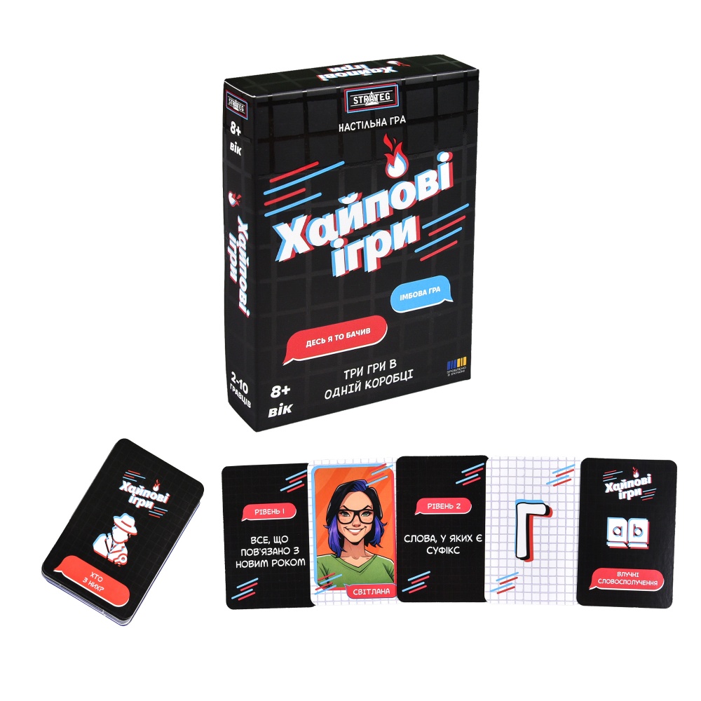 Игра настольная Strateg Хайповые игры 30946