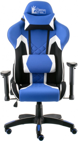 Крісло Special4You ExtremeRace 3 E5647 чорно-синій 
