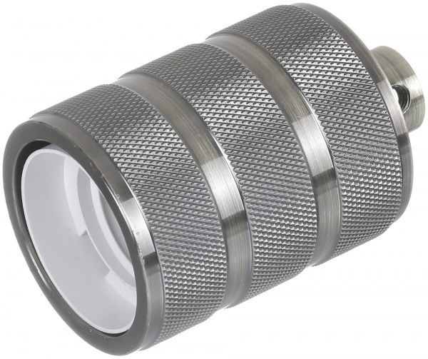 Патрон електричний EMT гладкий 12 E27 метал хром 22-0137У