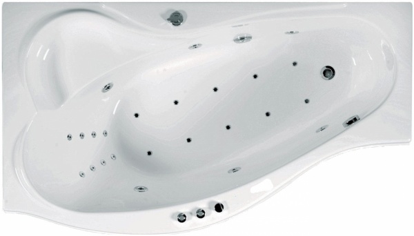 Ванна акрилова EGO Fortuna 170х100 L (3 компл.)