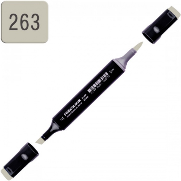 Маркер спиртовий FINECOLOUR EF102-263 жовтувато-сірий №5 
