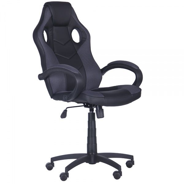 Крісло AMF Art Metal Furniture Race Sport 3 чорний/сірий