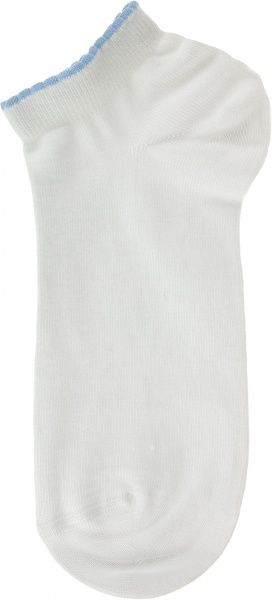 Шкарпетки Conte ACTIVE бавовняні р. 23-25 білий із блакитним 