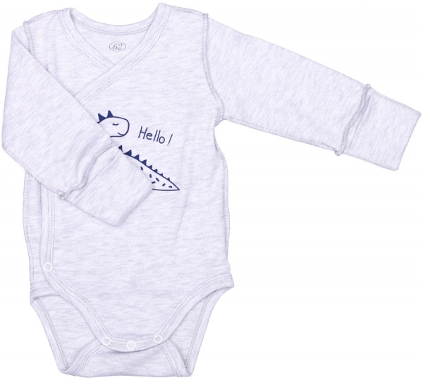 Комбинезон унисекс Фламинго р.62 меланж 433-001 