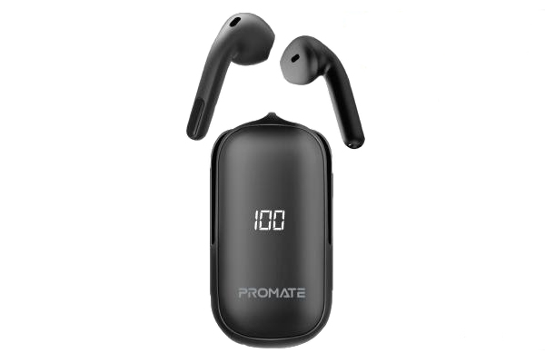 Bluetooth-гарнітура Promate FreePods Bluetooth 5.0 black (freepods.black) 