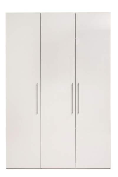 Шафа Embawood Glossy 3-дверна білий 