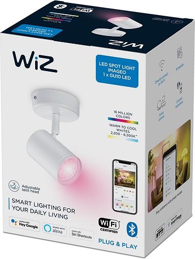 Светильник светодиодный WIZ IMAGEO Spots 3х5W 2200-6500K RGB Wi-Fi белый 