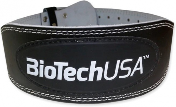 Пояс для важкої атлетики BioTech Leather (P)Austin 1 M чорний  — фото 1