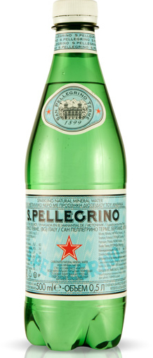 Вода San Pellegrino сильногазированнаяминеральная 0,5 л 