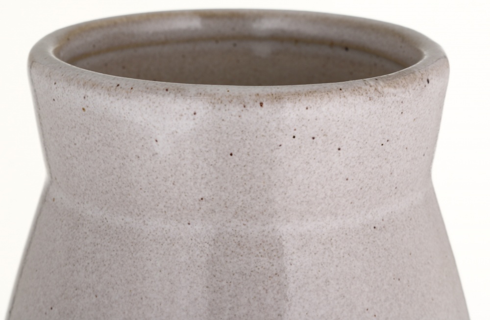 Ваза керамічна Pinsung Ceramics Boko 28 см біло-сірий градіент PS33352