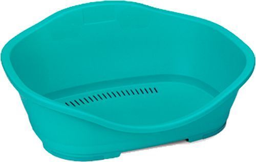 Лежак Sleeper 1 57х42х25 см пластик бірюзовий