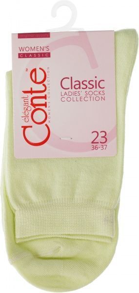 Шкарпетки жіночі Conte Classic р. 23 салатовий 13С-64СП 