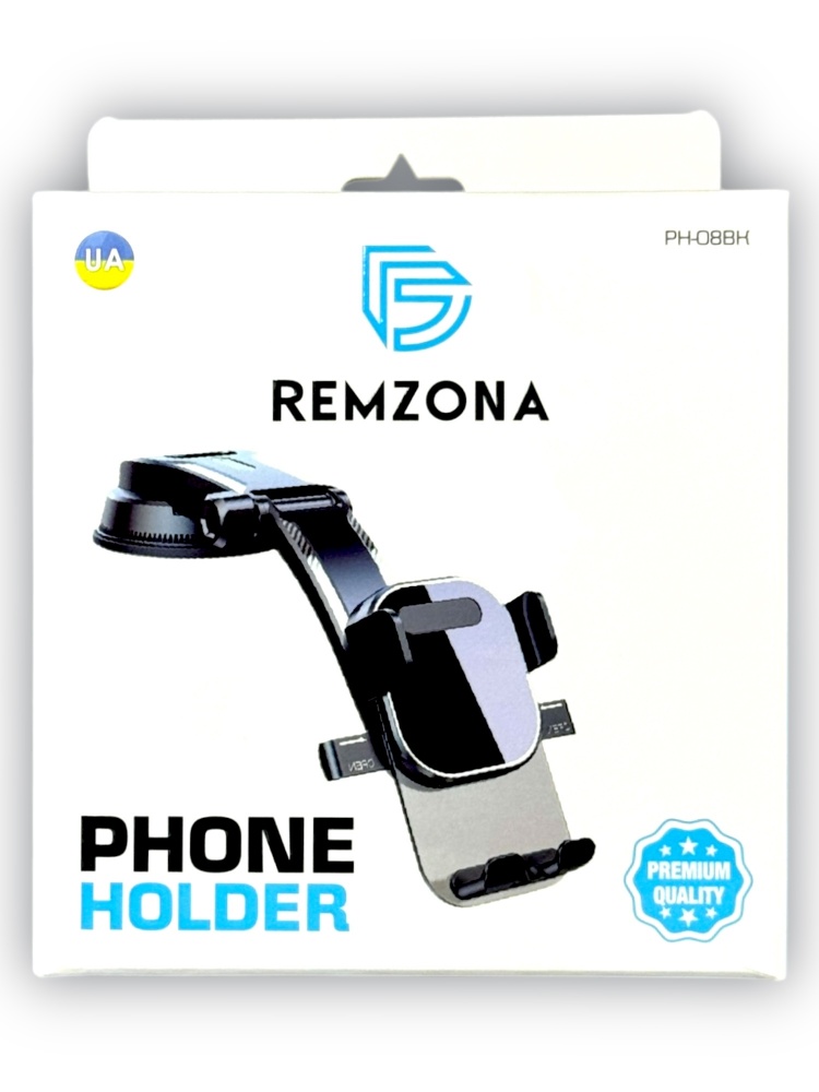 Тримач для смартфона PH-07BK Remzona [019] Black