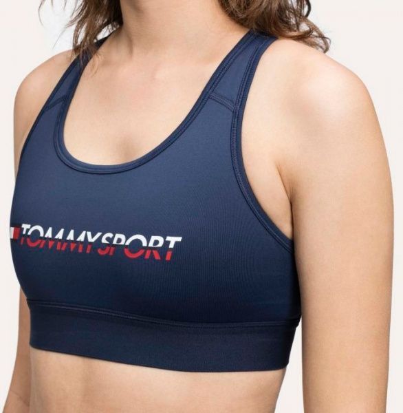 Бра Tommy Hilfiger Sport SPORTS BRA MEDIUM TRI LOGO S10S100072401 M темно-синий