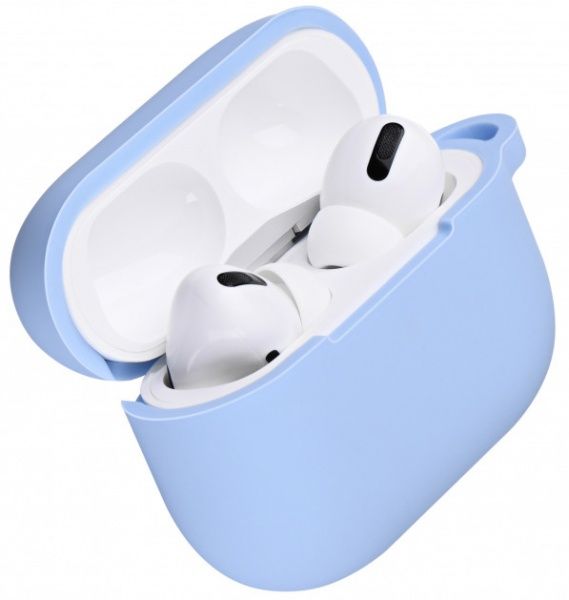 Чохол для навушників 2E для Apple AirPods Pro Pure Color Silicone 2.5 мм Sky blue (2E-PODSPR-IBPCS-2.5-SKB) 