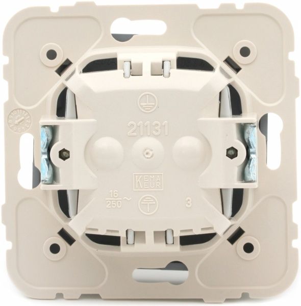 Розетка с заземлением Efapel Logus 2P+Z 16 А 250 В без шторок с крышкой алюминий 20634 TAL