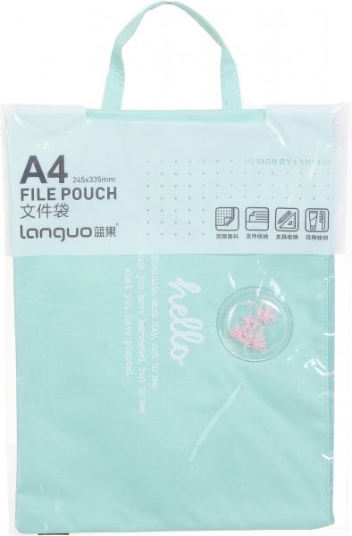 Папка Plants розовая