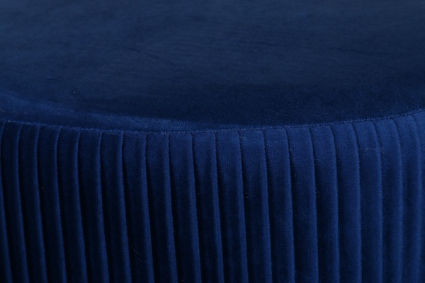 Пуф Мурсия с рельефной полоской 360х400 мм темно-синий 