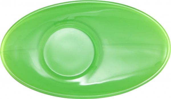Чашка 230 мл с зеленым блюдцем Glasmark