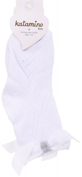 Шкарпетки для дівчаток KATAMINO K24060 р.3-4 білий 