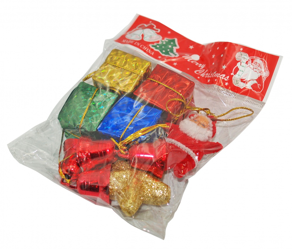 Набір новорічних прикрас WTA2-134 10 шт./уп.