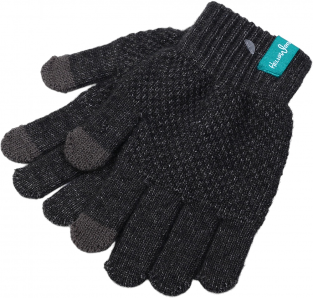 Рукавицы HW для мальчиков р.12-14 /темно-серый