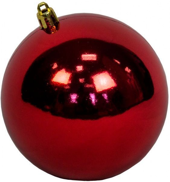 Куля пластикова Девілон 890278 d100 однотонна червоний