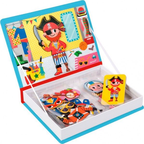Игра настольная Janod Magneti'book Наряды для мальчика J02719