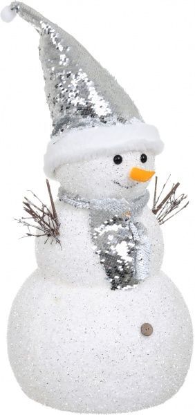 Декоративная фигура Снеговик с шарфом и шапкой RS1D1004DG-1 50 см 