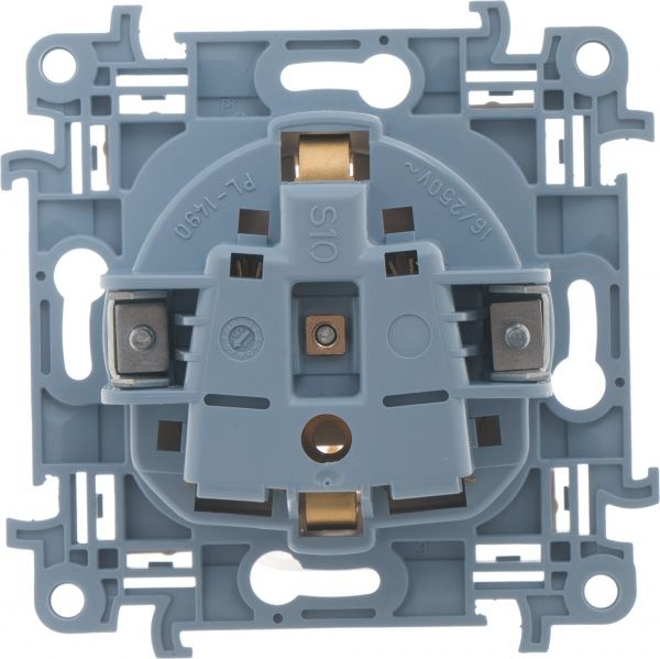 Розетка с заземлением Simon 10 без шторок кремовый CGSZ1.01/41