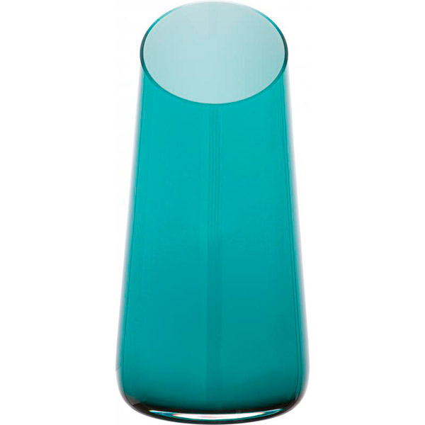 Ваза Wrzesniak Glassworks Maestro сине-зеленая