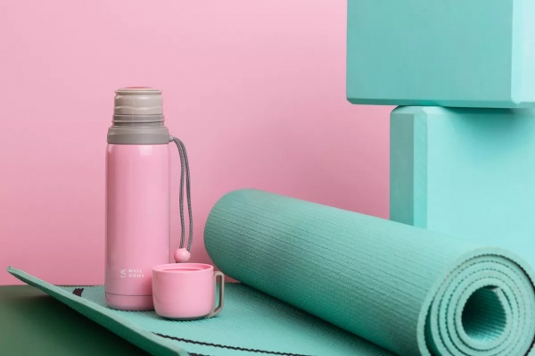 Термос WD-7025P розовый Well Done