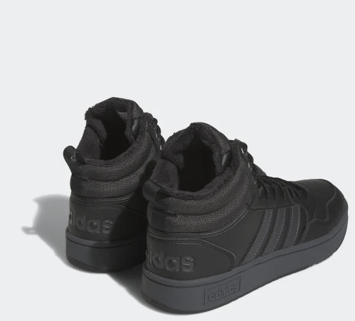 Ботинки Adidas HOOPS 3.0 MID WTR GW6421 р.44 2/3 черный