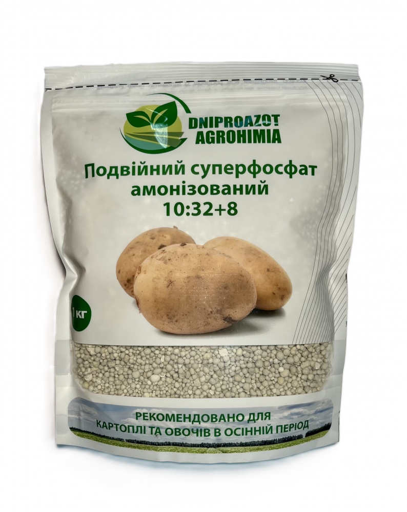 Удобрение минеральное Dniproazot Agrohimia Двойной суперфосфат амонизированный 10:32+8