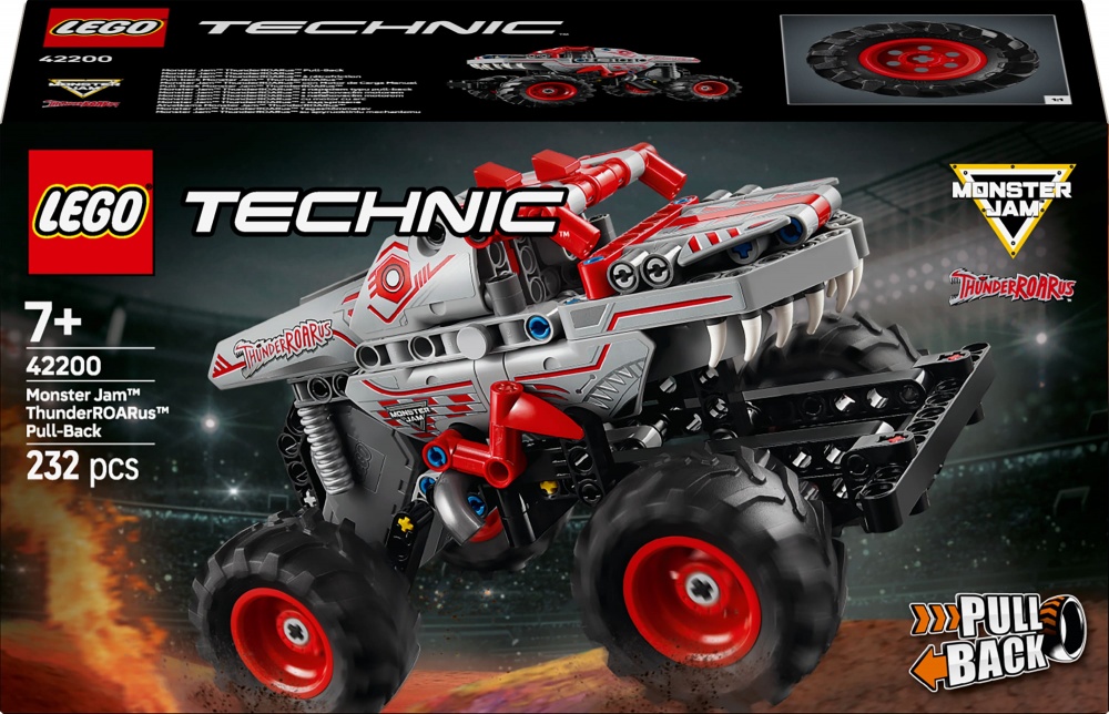 Конструктор LEGO Technic Monster Jam™ ThunderROARus™ с инерционным двигателем 42200