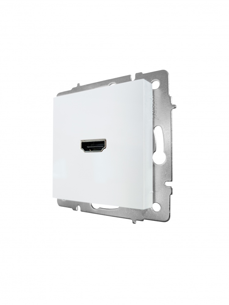 Механизм розетки HDMI Lezard Vesna белый 742-0288-203