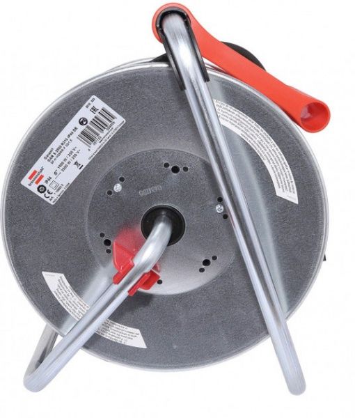 Удлинитель на катушке Brennenstuhl S,H05RR-F 3G1,5 с заземлением 3 гн. серебристый 50 м 1198530 