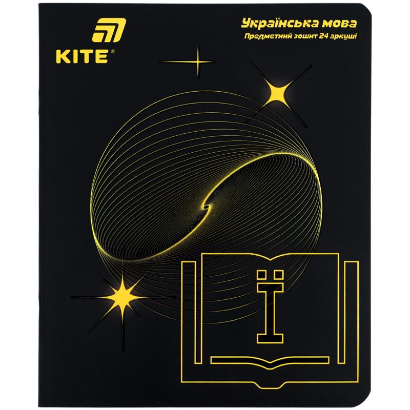 Тетрадь предметная Lumen украинский язык 24 лист. линейка K26-240-9 KITE — фото 1