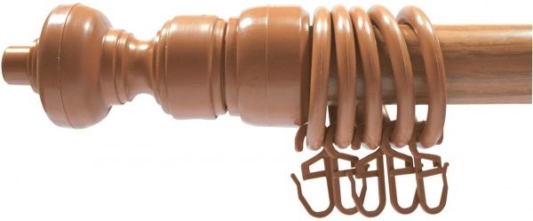 Карниз ОМіС одинарний укомплектований d28 мм 300 см черешня 