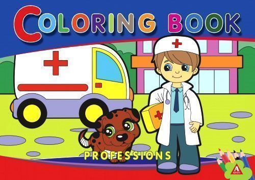 Раскраска «Professions» 4402647021176