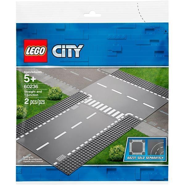 Конструктор LEGO City Бокова і пряма дорога 60236