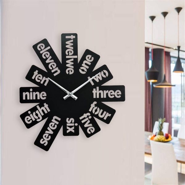 Часы настенные Taito 480x480 мм черный Moku