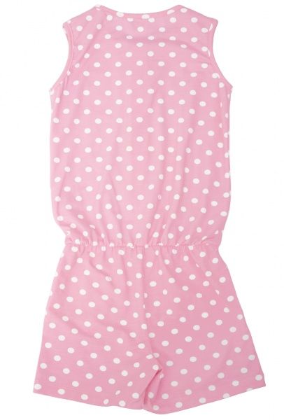 Напівкомбінезон для дівчаток Luna Kids р.134-140 білий із рожевим №0031/16196 