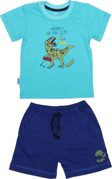 Костюм GABBI KS-20-13-2 Технозавр р.86 ментоловий