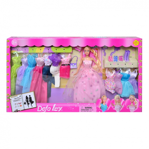 Лялька Defa 8193 + вбрання