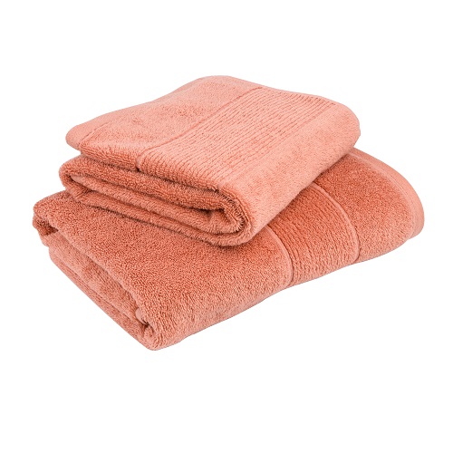 Полотенце махровое 50x85 см коралловый Noble 