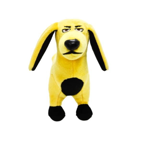 М'яка іграшка WP Merchandise Такса Бешкетник 30 см жовто-чорний FWPDOGDAX22BG0000