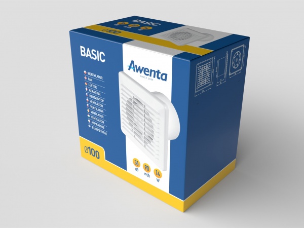 Витяжний вентилятор Awenta Basic WB100